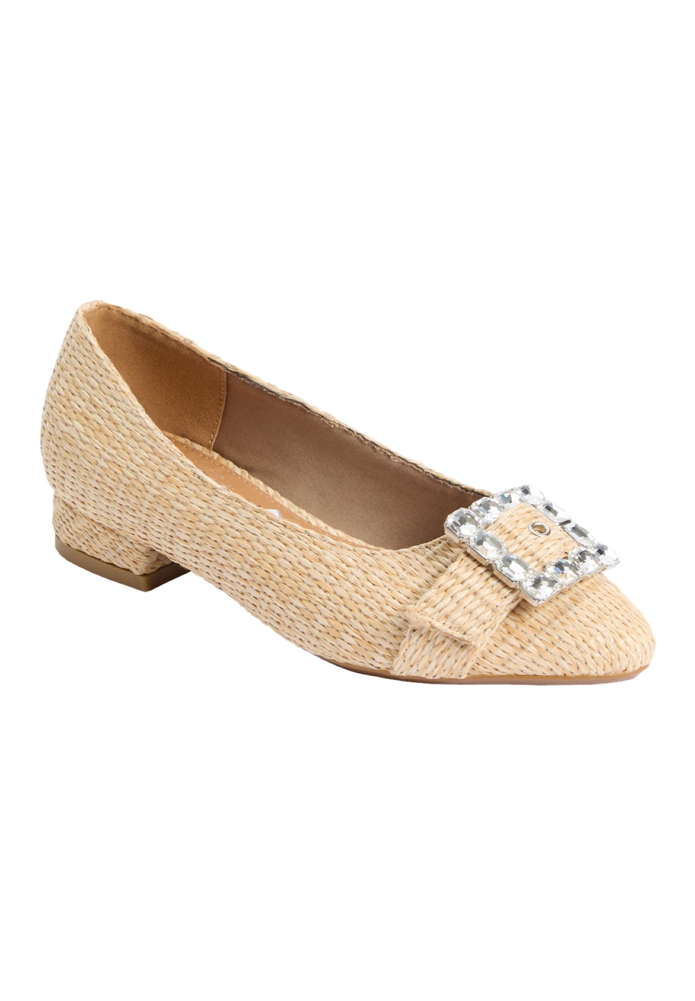 The Genessa Slip On Flat, Main, color, NATURAL