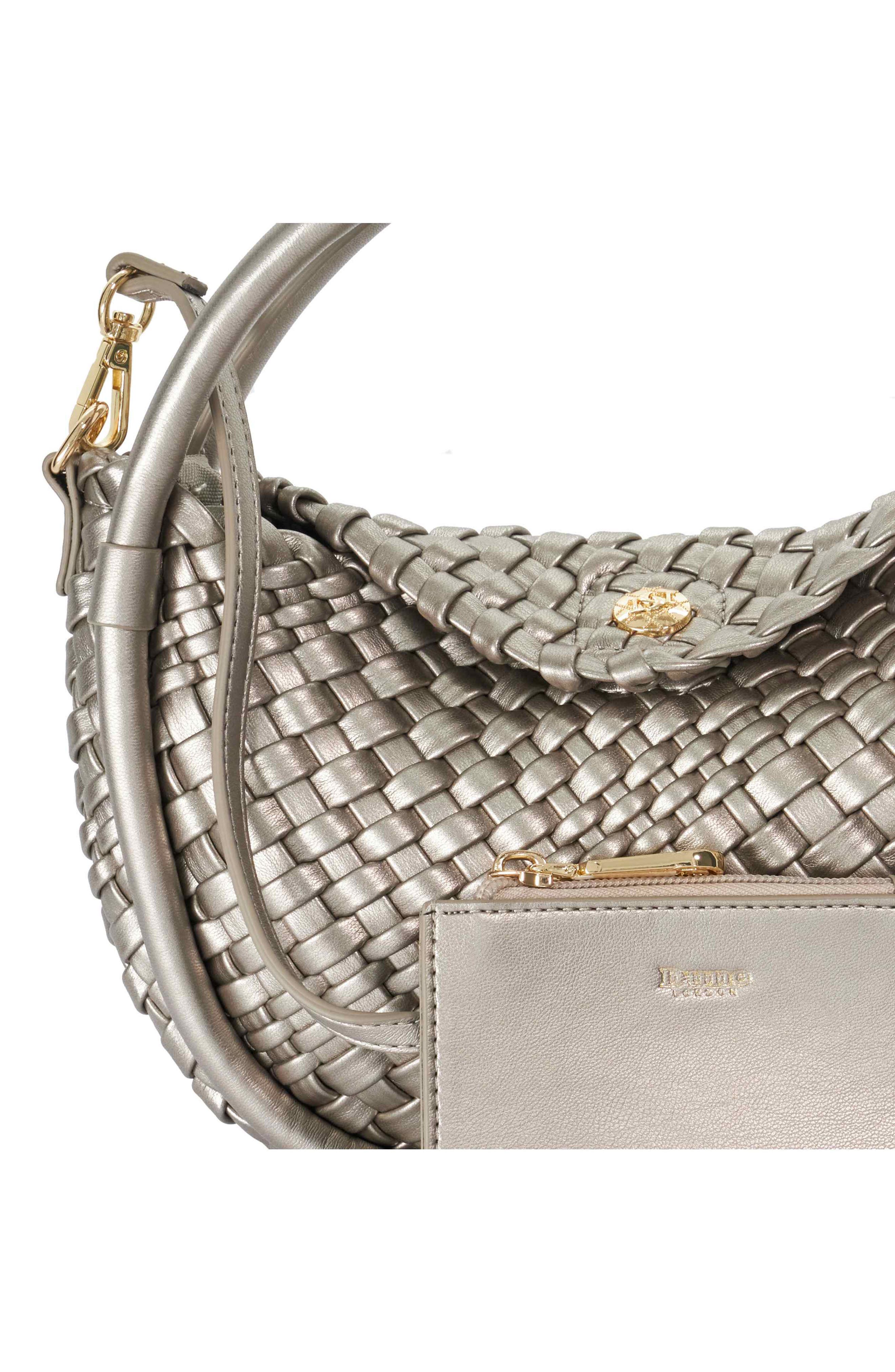 Dinideliberate Top Handle Bag, Alternate, color, SILVER