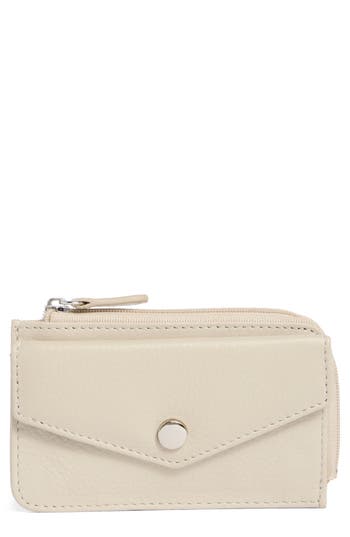 Mundi Small Leather Goods Penny Chain Wallet In Sand