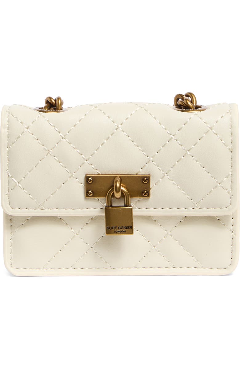 Kurt Geiger London Micro Brixton Quilted Shoulder Bag, Main, color,