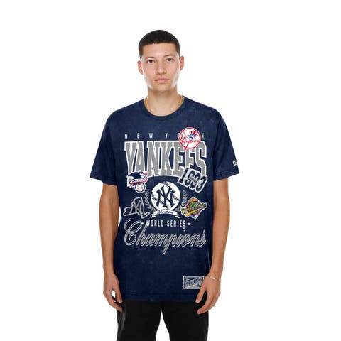 Men's New Era  Navy New York Yankees Mineral Wash T-Shirt