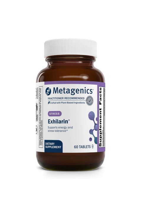 Exhilarin Energy and Stress Tolerance Support Supplement 60 Tablets