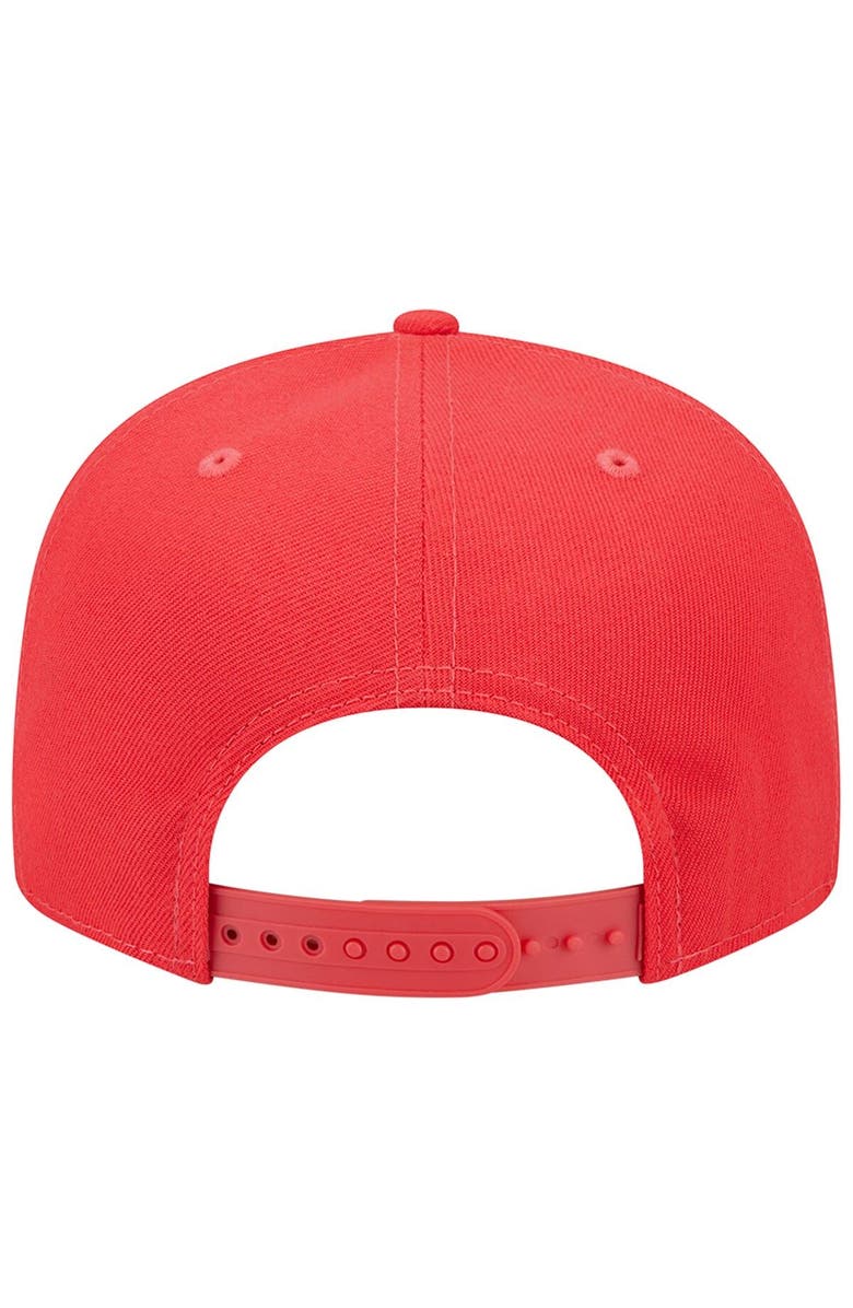 New Era Men's New Era Red New England Patriots Color Pack Brights 9FIFTY Snapback Hat, Alternate, color, 