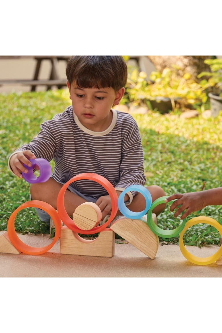 Discovery Circles - Rainbow - 6 Pieces, Alternate, color, Multicolored