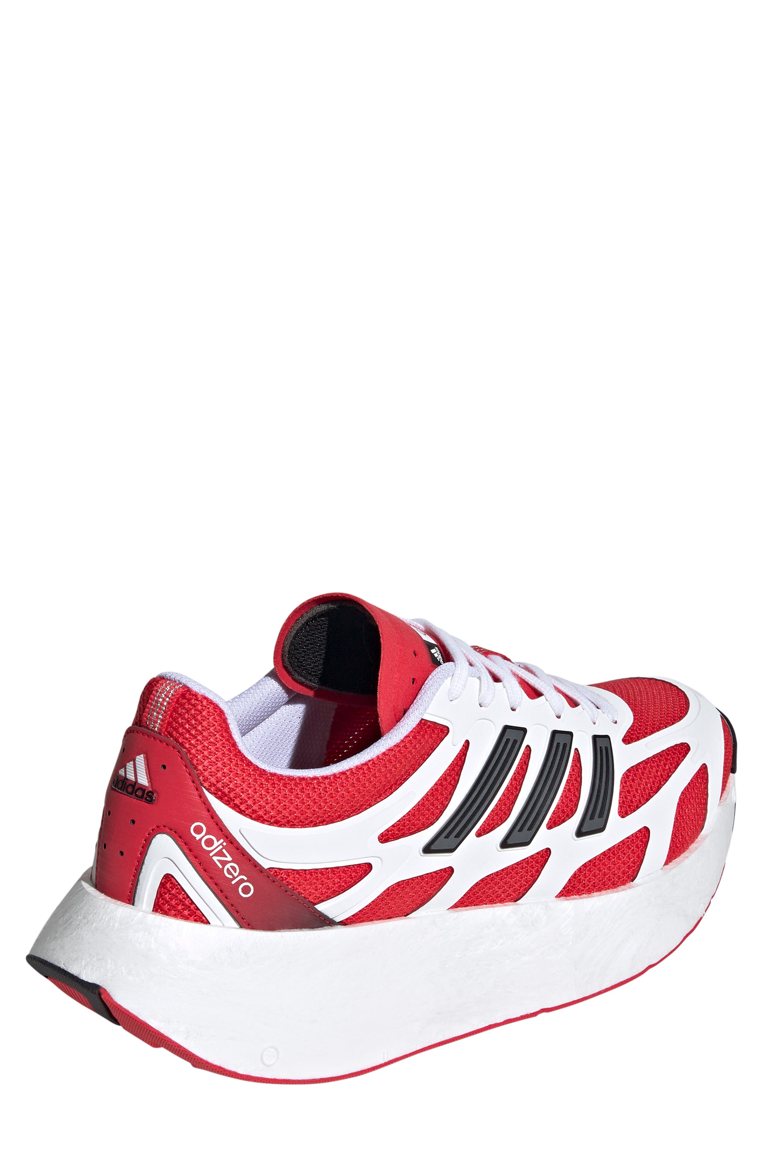 adidas Gender Inclusive Adizero Aruku Sneaker, Alternate, color, White/ Pure Ruby/ Black