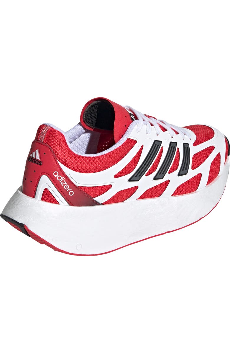 adidas Gender Inclusive Adizero Aruku Sneaker, Alternate, color, White/ Pure Ruby/ Black