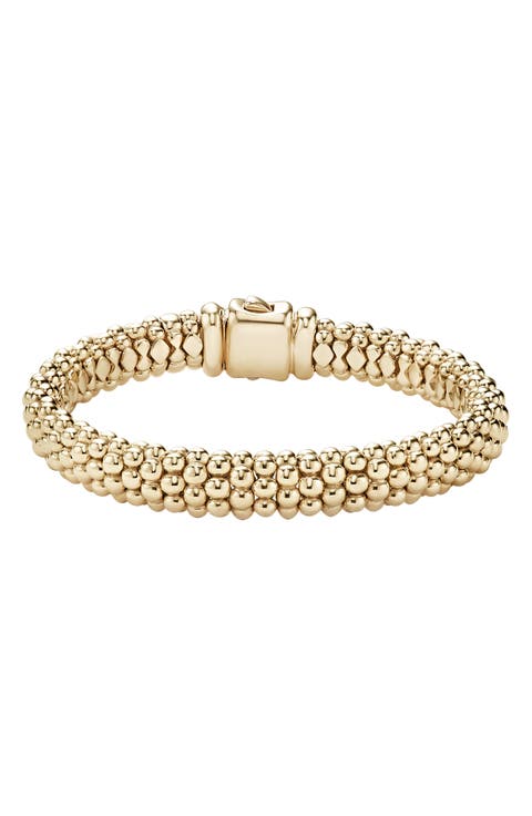 Caviar Gold Rope Bracelet