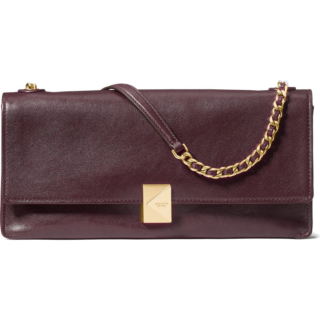 Kate Spade New York Deco Fine Grain Leather Convertible Chain Shoulder Bag