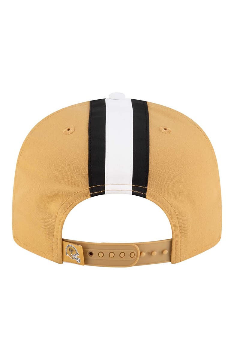 New Era Men's New Era Gold New Orleans Saints Helmet 9FIFTY Snapback Hat, Alternate, color, Gold