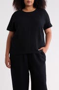Eileen Fisher Texture Stretch Organic Cotton Top