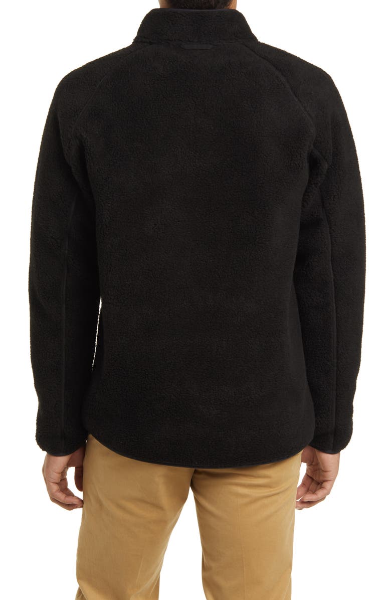 Fjällräven Vardag Pile Fleece Zip Jacket, Alternate, color, Black