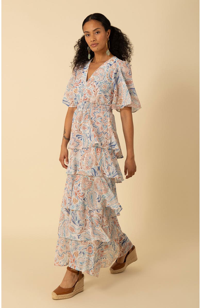 Halebob Karsyn Tiered Maxi Dress, Alternate, color,