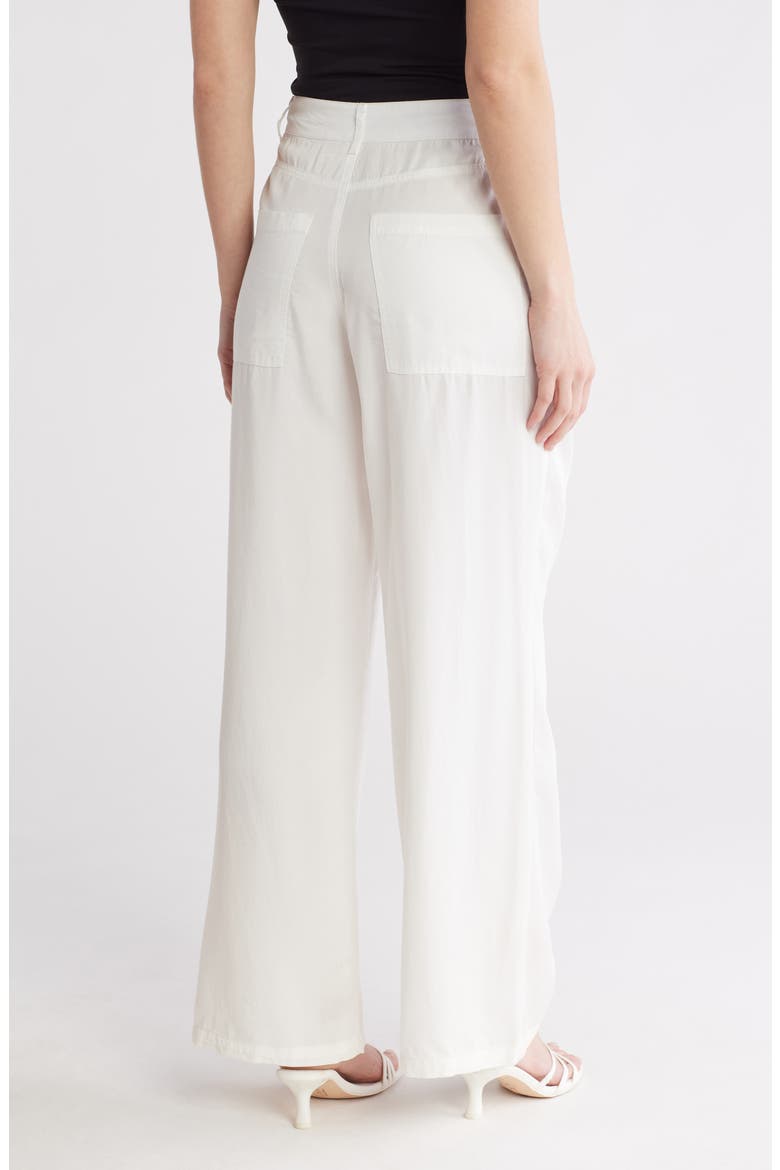 April High Waist Wide Leg Pants, Alternate, color, WHITE