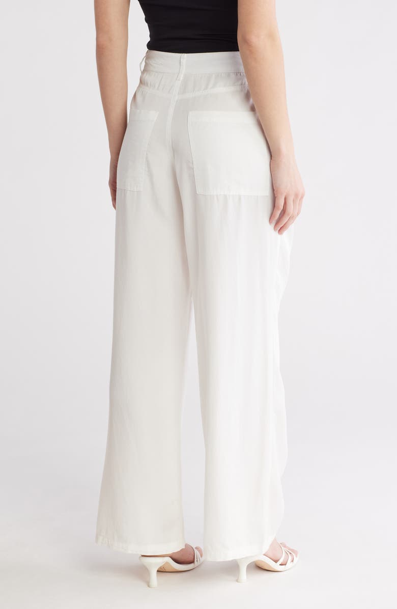 BY DESIGN April High Waist Wide Leg Pants, Alternate, color, White
