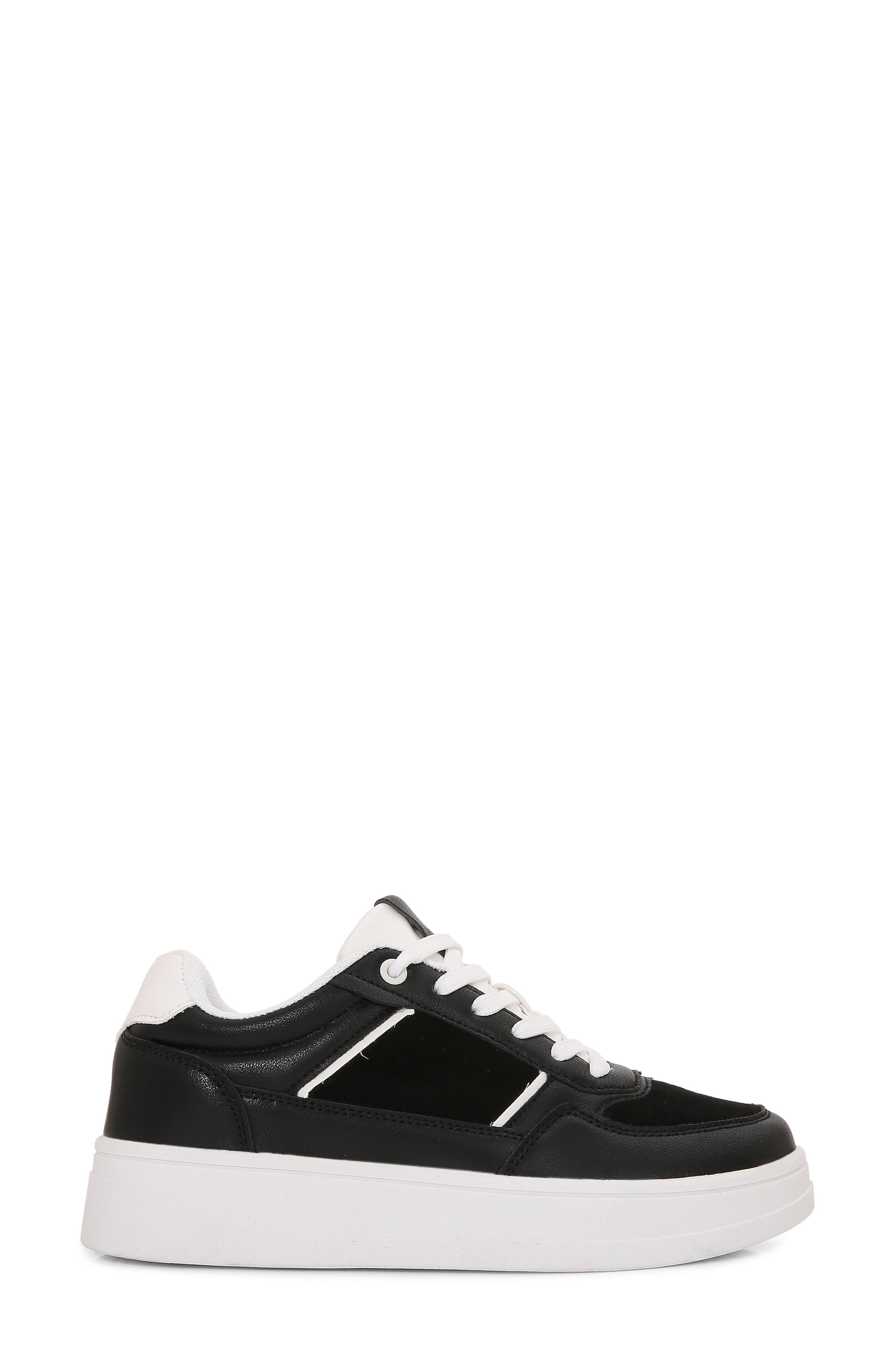Esme Platform Sneaker, Alternate, color, BLACK