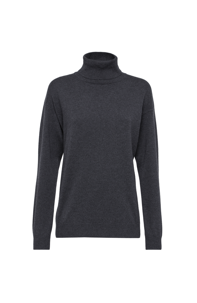 Brunello Cucinelli Turtleneck sweater, Main, color, Lignite Grey