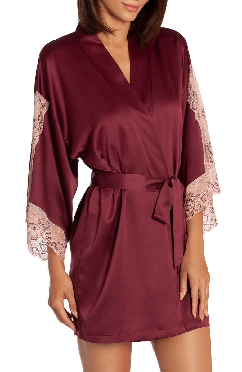 In Bloom by Jonquil River Satin Robe, Main, color, 