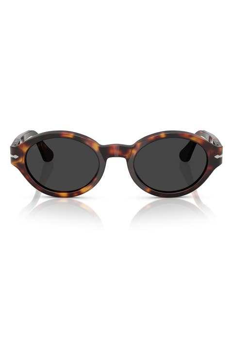 Loris 51mm Polarized Oval Sunglasses