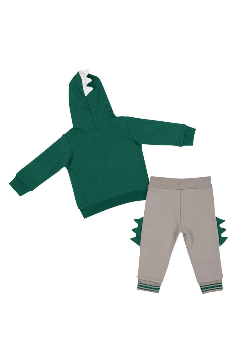 COLOSSEUM Infant Colosseum  Green/Gray Michigan State Spartans Dino Pullover Hoodie and Pants Set, Alternate, color, 