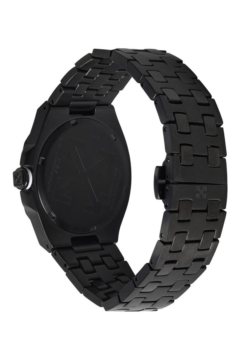Object Japanese Quartz Bracelet Watch, 39mm, Alternate, color, IP BLACK