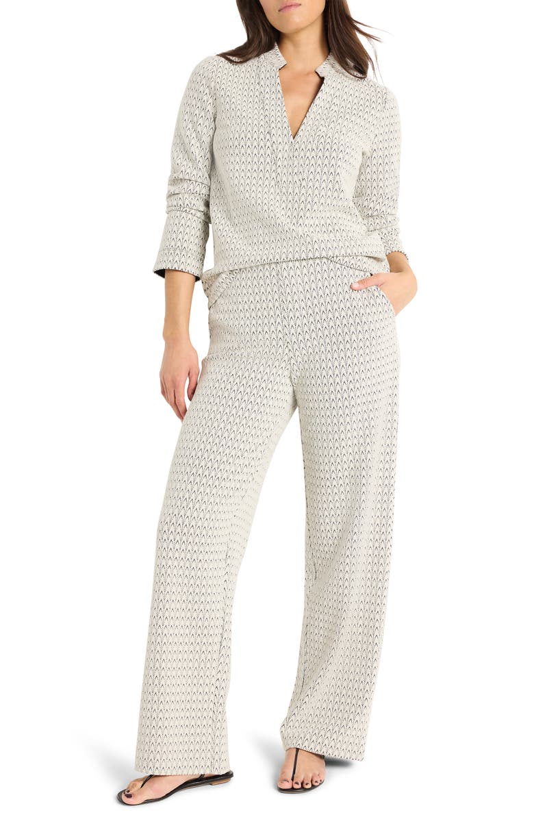 NIC+ZOE Subtle Swirl Top, Alternate, color, Cream Multi