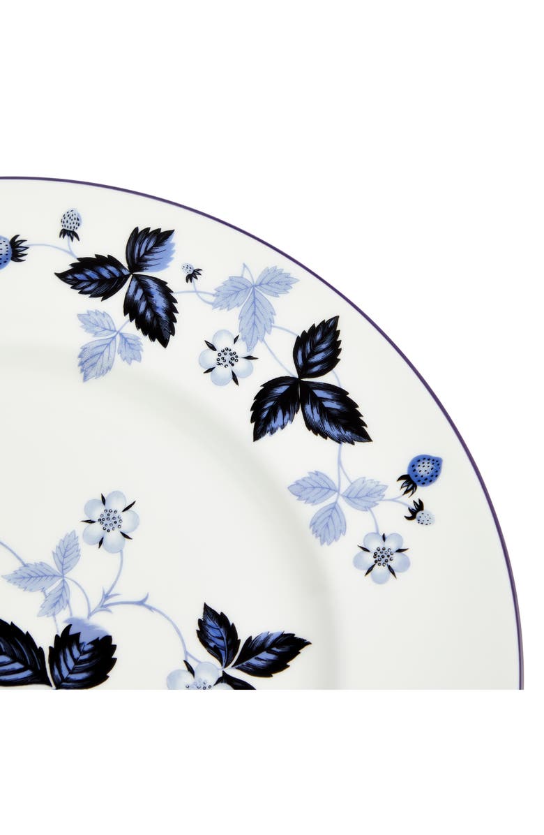 Wedgwood Wild Strawberry Inky Blue Bone China Dinner Plate, Alternate, color, Blue