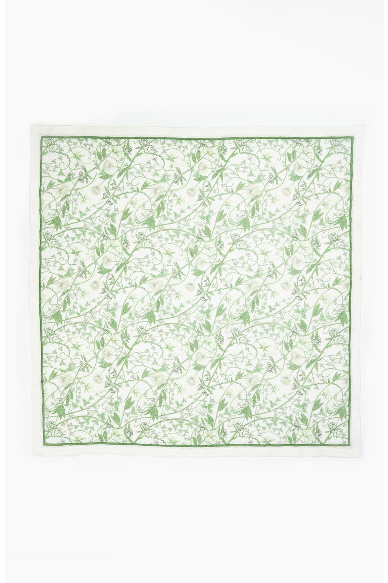 Inner Garden Society Dinner Napkins - Set of Four, Alternate, color, Green