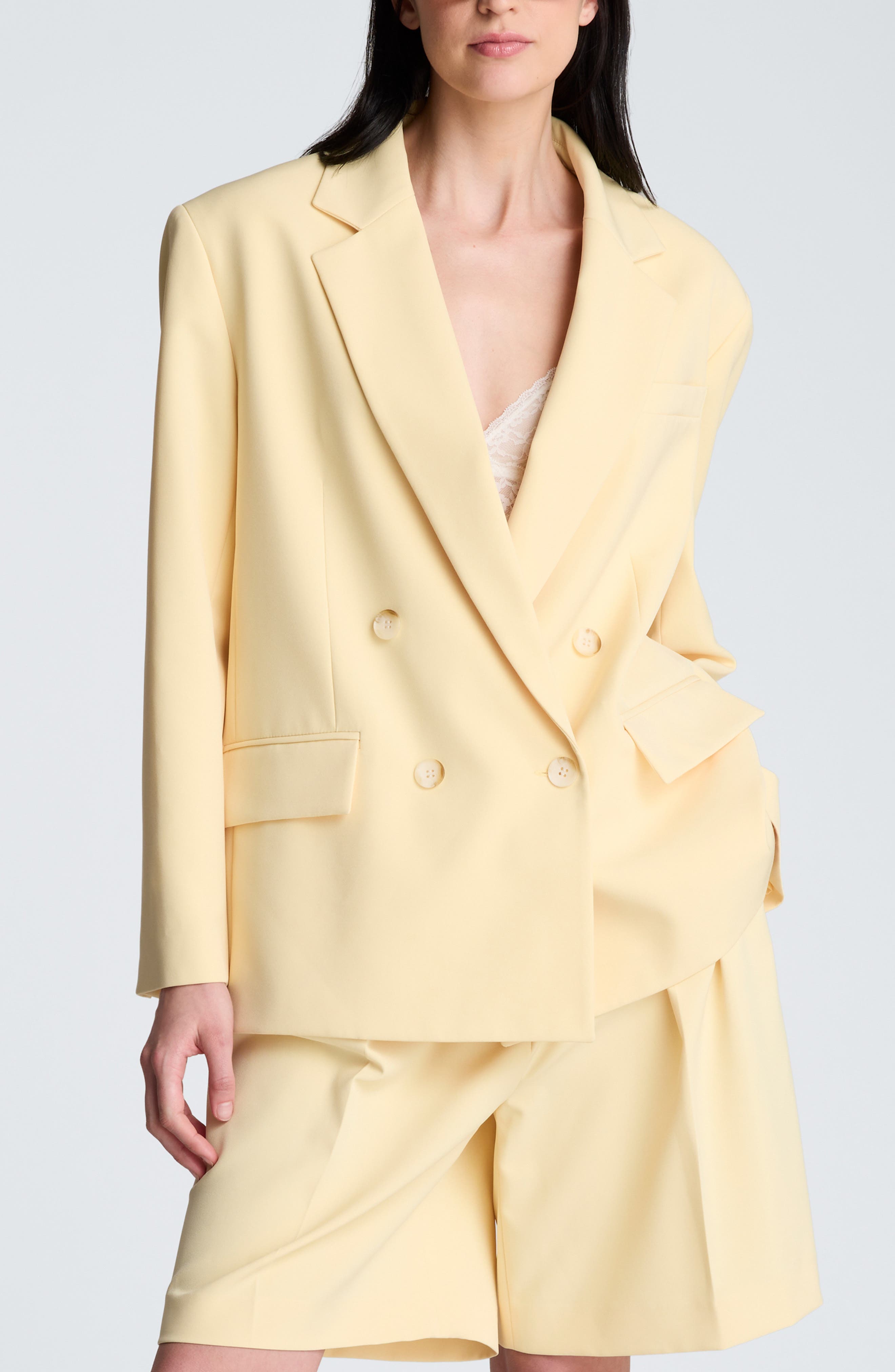 Oversize Double Breasted Jacket