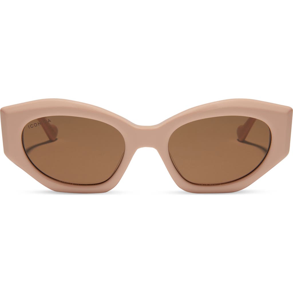Diff 52mm Margot Faceted Oval Sunglasses
