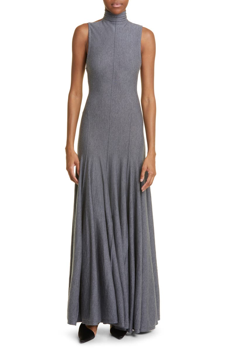 Khaite Romee Sleeveless Turtleneck Merino Wool Sweater Dress, Alternate, color, 