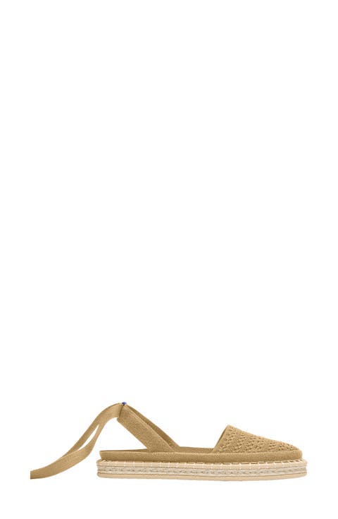 The d'Orsay Ankle Tie Espadrille Flat (Women)