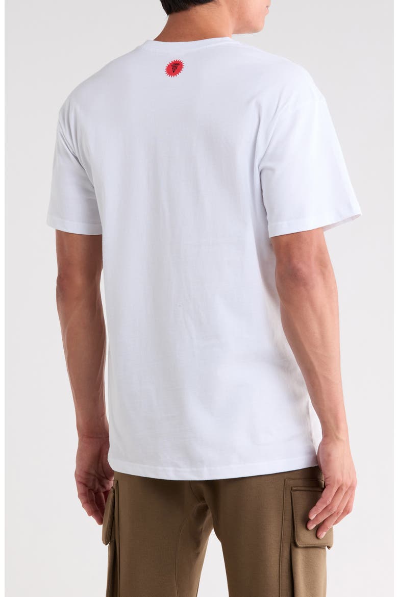Pixel Graphic Cotton T-Shirt, Alternate, color, WHITE
