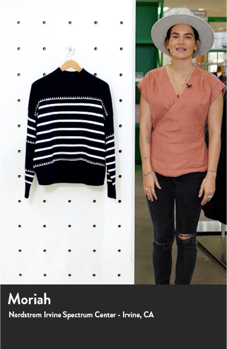 Stripe Crewneck Sweater, sales video thumbnail