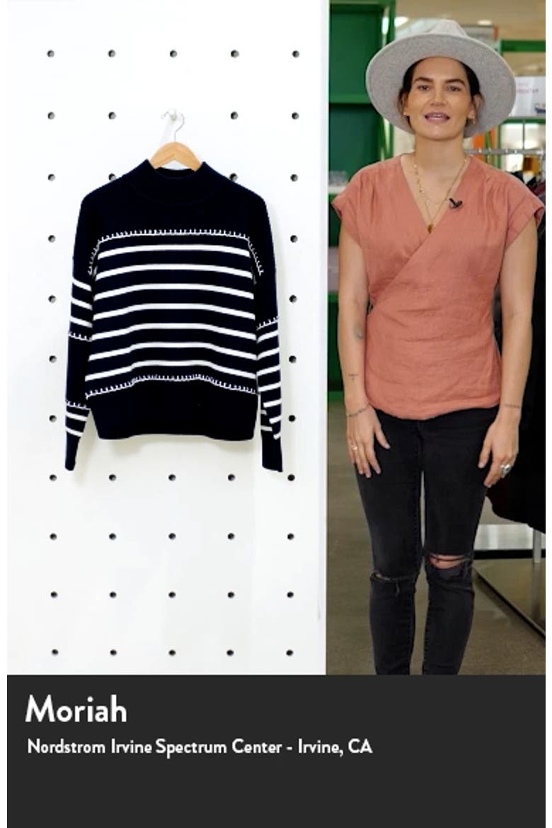 Stripe Crewneck Sweater video