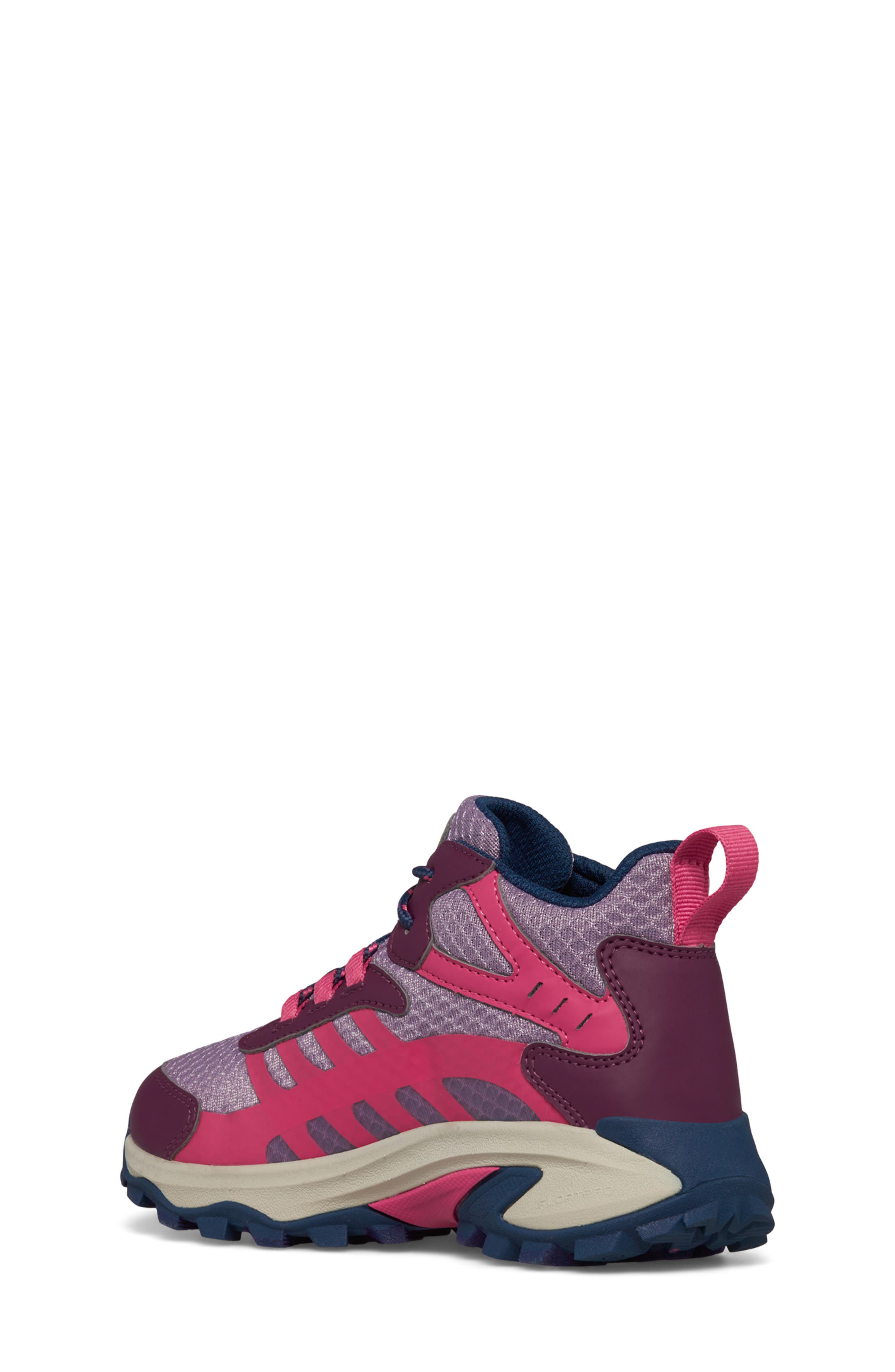 Moab Speed 2 Mid Gore-Tex® Sneaker, Alternate, color, BERRY/NAVY