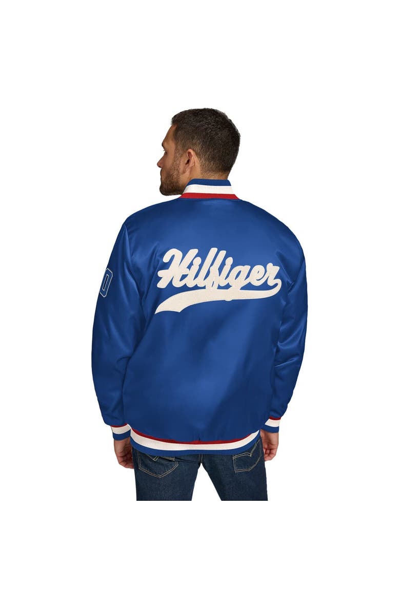Men's Tommy Hilfiger Royal Buffalo Bills Dante Full-Snap Satin Jacket, Alternate, color, Royal