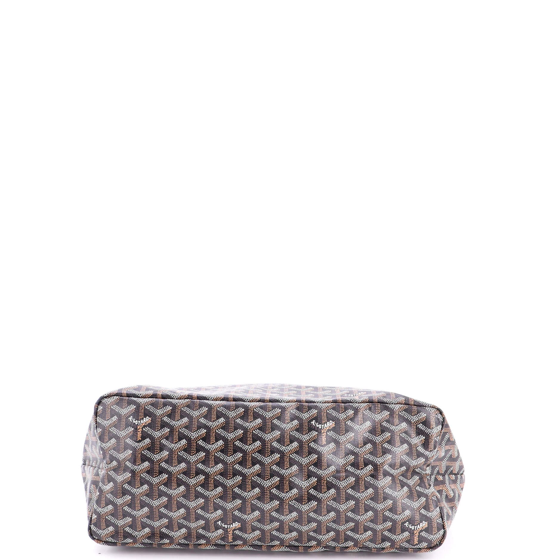 Pre-Owned Goyard Saint Louis Tote Coated Canvas PM, Alternate, color, Black