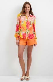 Trina Turk Monte Balloon Sleeve Top