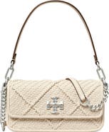 Tory Burch Small Kira Diamond Weave Convertible Leather Shoulder Bag