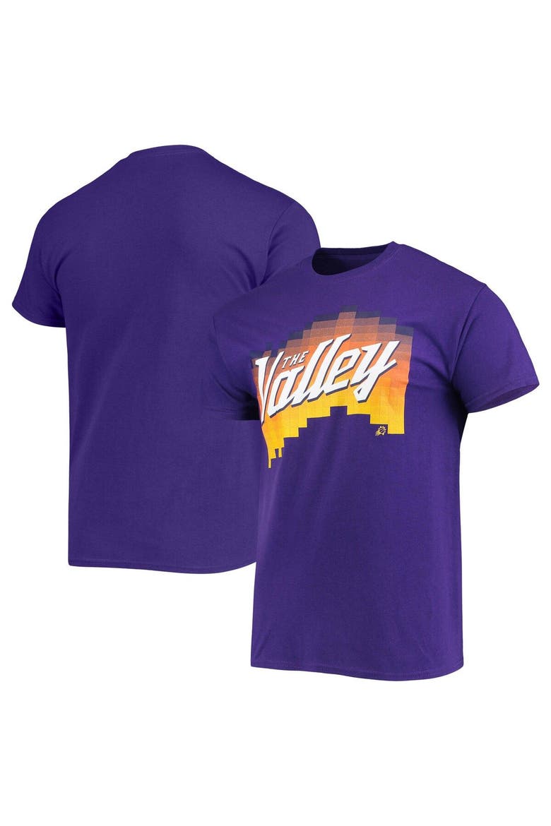 Men's Junk Food Purple Phoenix Suns The Valley Pixel T-Shirt, Main, color, Purple