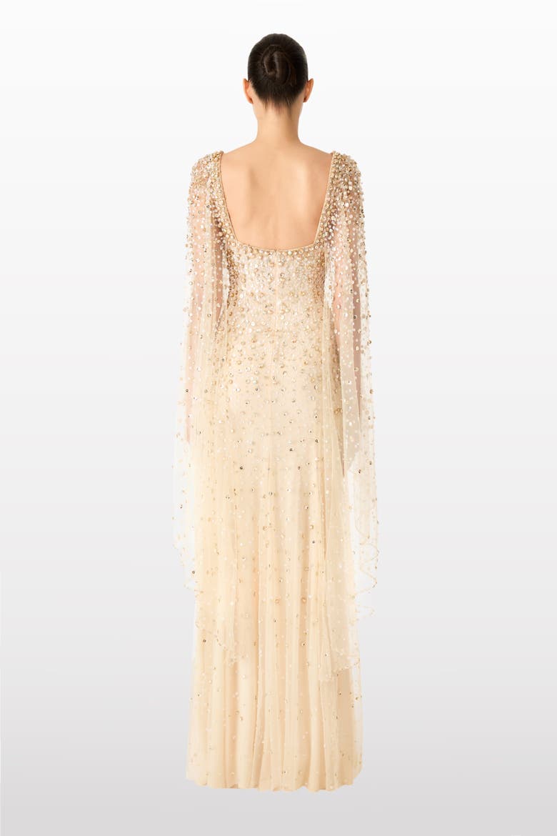 Angel Wing Dress, Alternate, color, Sandy Beach