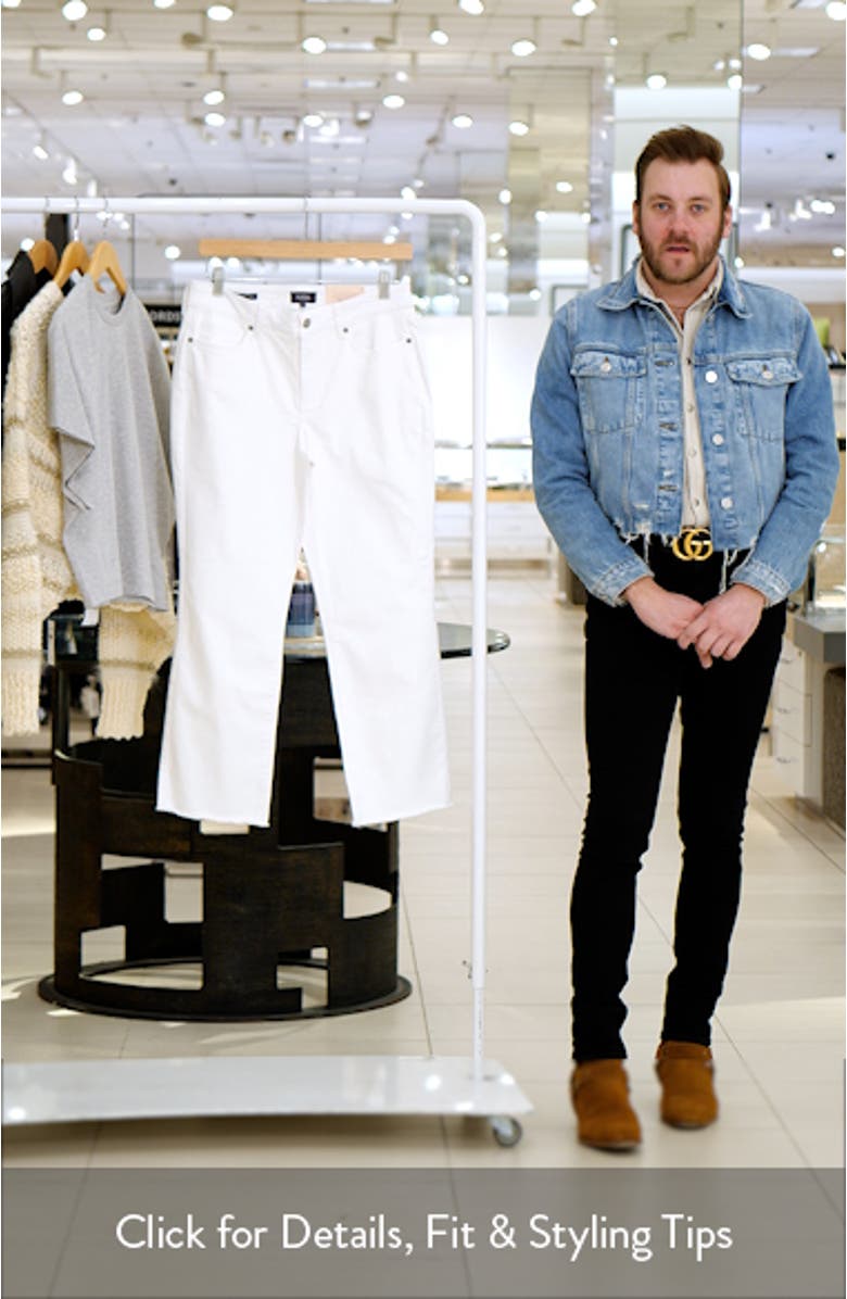 Marilyn Frayed Ankle Straight Leg Jeans, sales video thumbnail