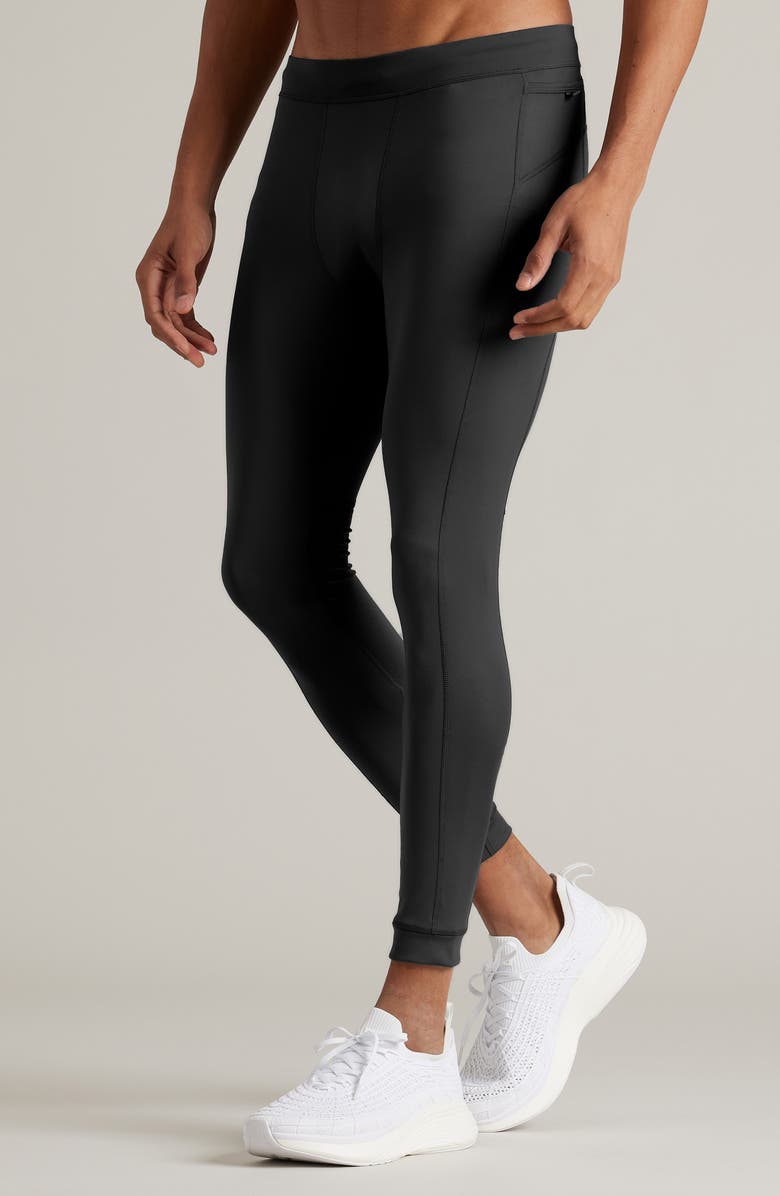 Rhone Elevation Compression Tights, Alternate, color, Black