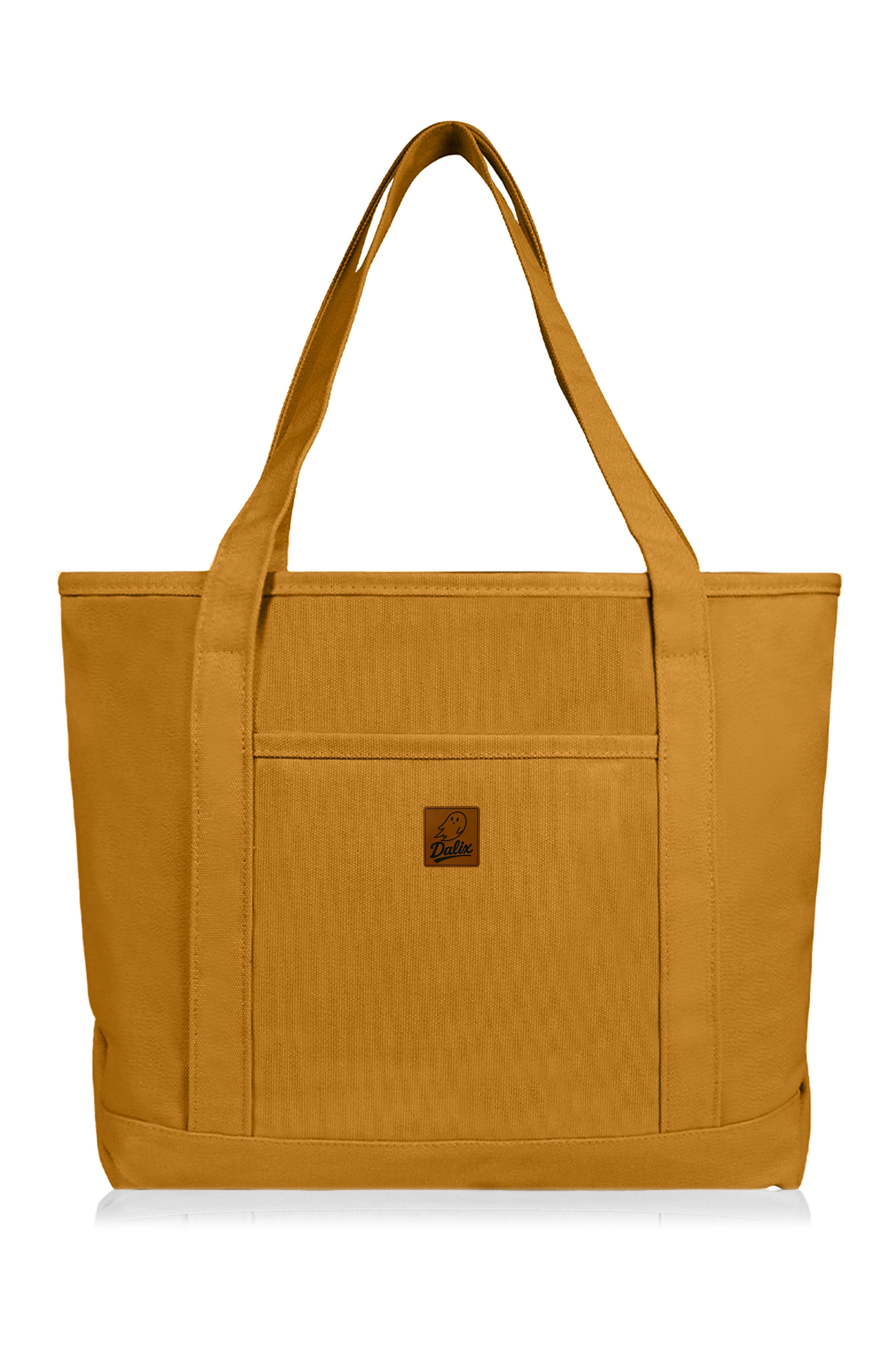 Ghost 20" Go-To Canvas Tote Bag, Alternate, color, Butterscotch