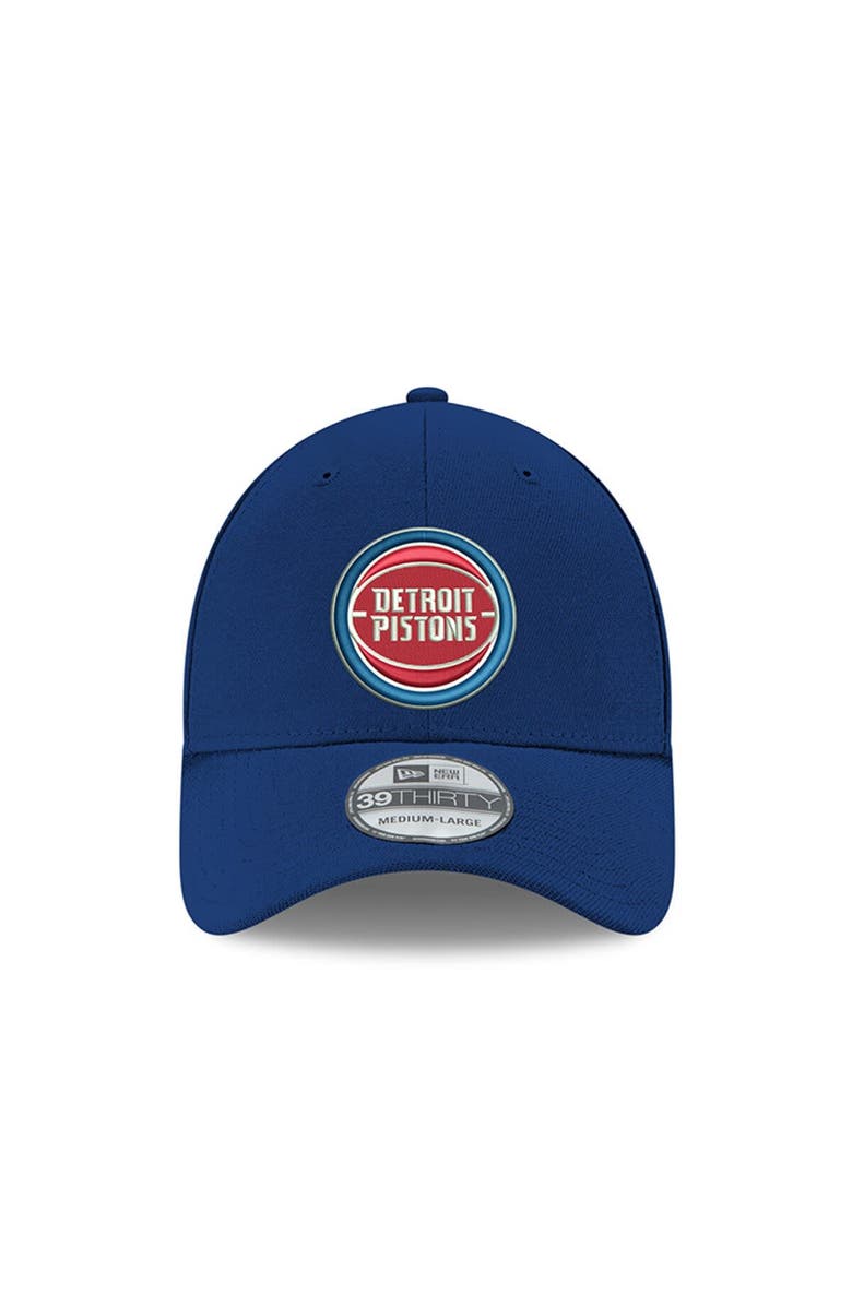 New Era Men's New Era Blue Detroit Pistons Classic 39THIRTY Flex Hat, Alternate, color, 