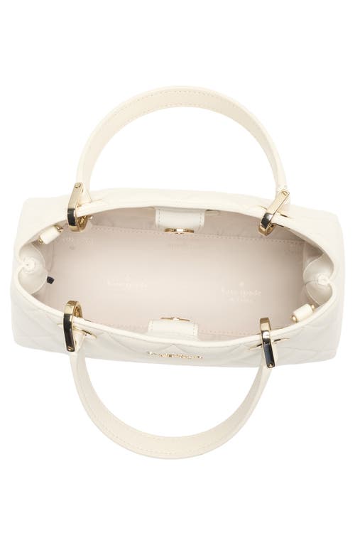 Kate Spade New York Carey Small Quilted Sullivan Satchel Bag In White