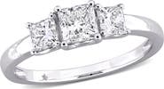 Julianna B. Lab Grown Diamond Princess 3-Stone Ring 14k