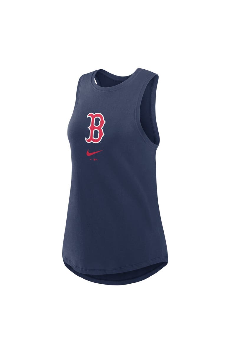 Nike Women's Nike Navy Boston Red Sox Legacy Icon High Neck Fashion Tank Top, Alternate, color,