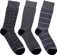 UNSIMPLY STITCHED Assorted 3-Pack of Crew Socks