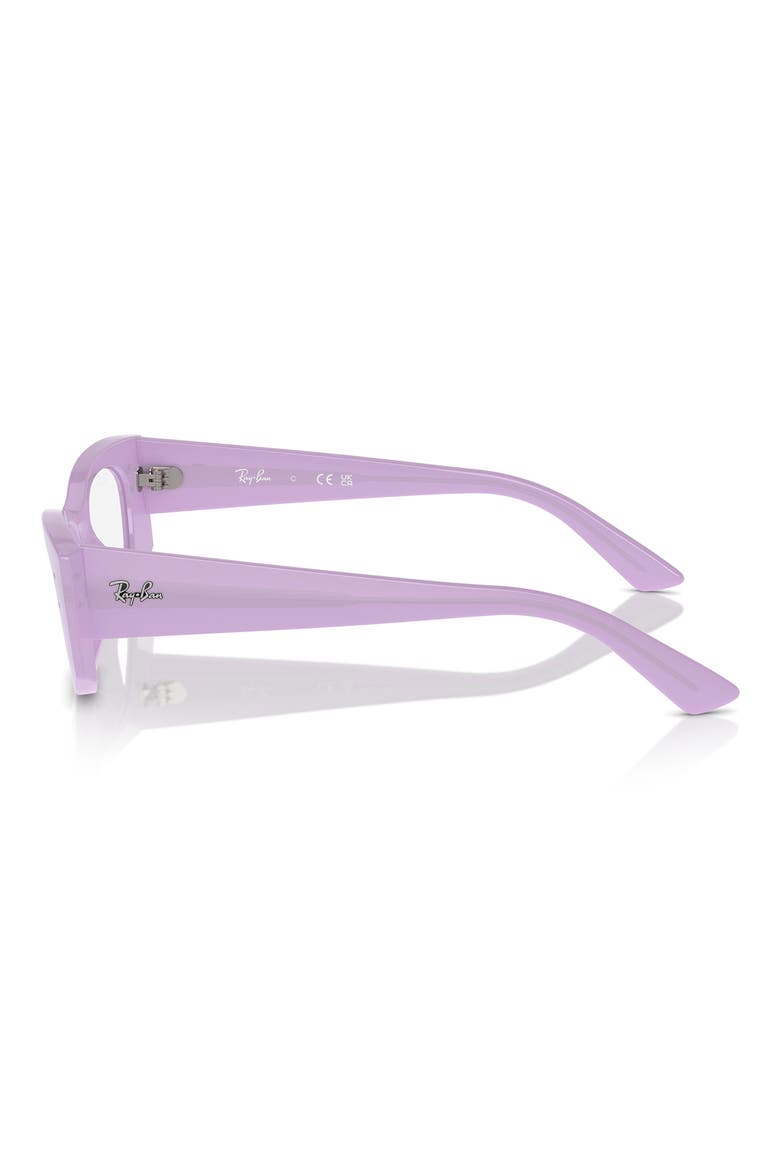 RX7327 52mm Irregular Optical Glasses, Alternate, color, LILAC